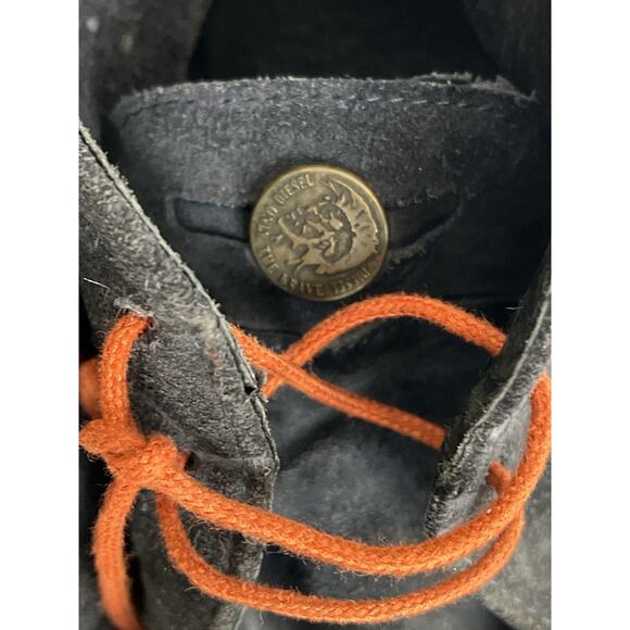 Diesel Chukka Desert Boot Lace-Up Men\'s Casual Shoes US 7.5 EUR 40 Blue Suede main image 8